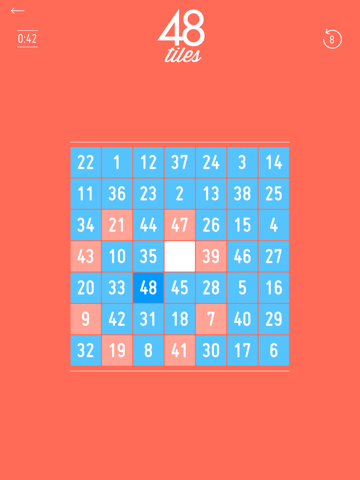 49 tiles iPad screenshot