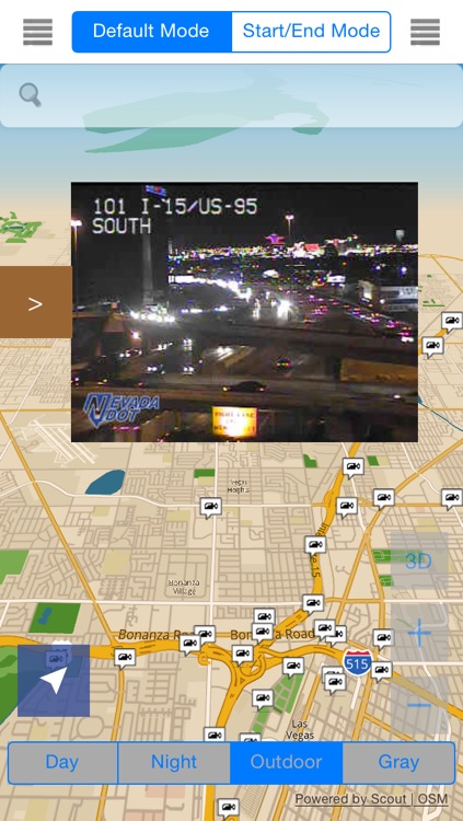 Nevada/Las Vegas Offline Map & Navigation & POI & Travel Guide & Wikipedia with Traffic Cameras Pro - Great Road Trip