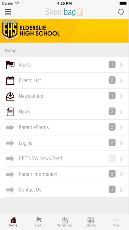 Elderslie High School - Skoolbag