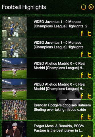 Football Live Video Highlights with Facebook Share screenshot 3