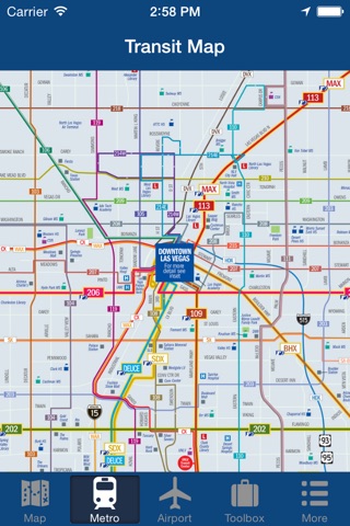 Las Vegas Offline Map - City Metro Airport screenshot 3