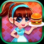 Diner Cafe - Fastfood Manager and Chef Serve Burger, Pizza and Fries