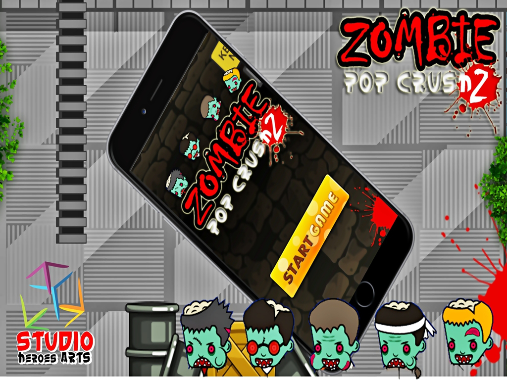 Zombie POP crush 2 screenshot 4