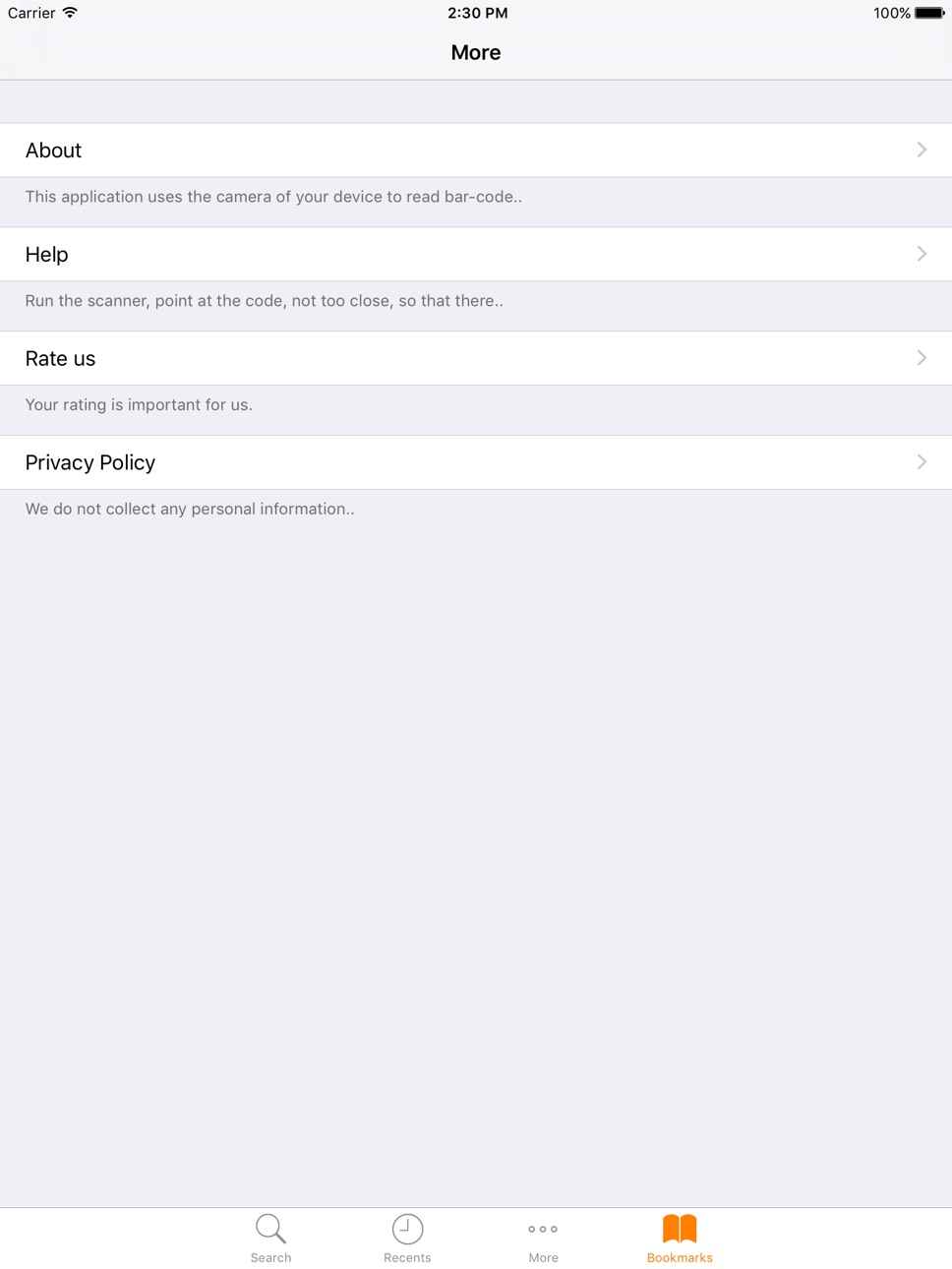 iPad screenshot