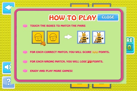 Memory Match for Kids - The lego minifigures edition screenshot 3
