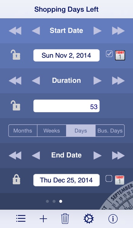 Date Wheel date calculator