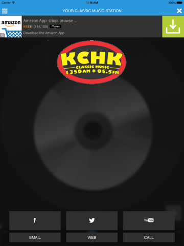 KCHK 1350 AM iPad screenshot 3 - Entertainment app