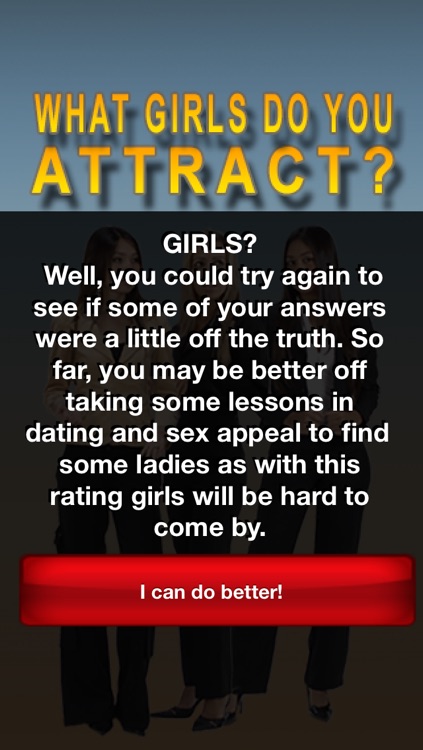 What Girls Do You Really Attract - Find Out With This Quiz! screenshot-3