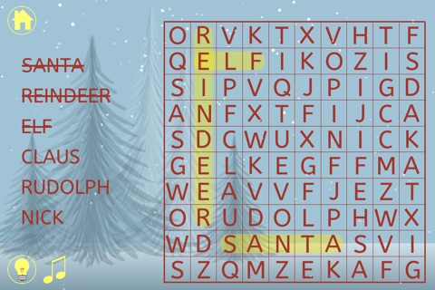 Christmas Word Search : Kids Holiday Word Find Puzzle Game screenshot 4