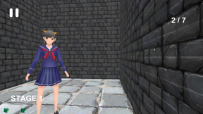 ３D迷路 女子高生をさがせ screenshot