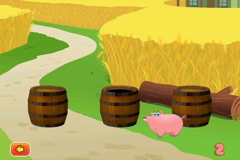 Happy Fat Pig Farm - Barrel Guessing Game- Free screenshot 4