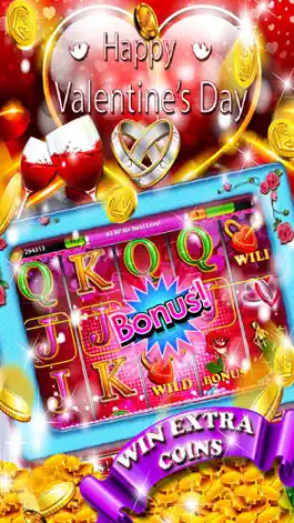Game screenshot Valentine's Day Slots : Free Slot Machine Game with Big Hit Jackpot mod apk