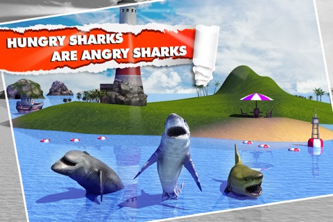 Angry Shark Simulator 3D screenshot 3