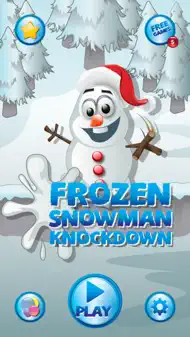 Frozen Snowman Pusse Free: Messy Ice Makera iphone bilder 2