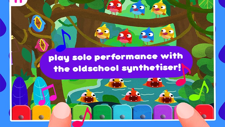 Animal Band Music Box - Fun sound and nursery rhymes jam app for your toddler and preschool aged children screenshot-3