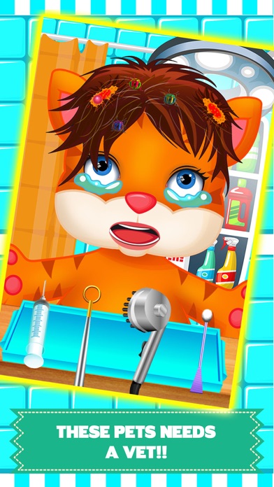 Screenshot #1 pour Newborn Pet Mommy's Hair Doctor - my new born baby salon & spa games for kids