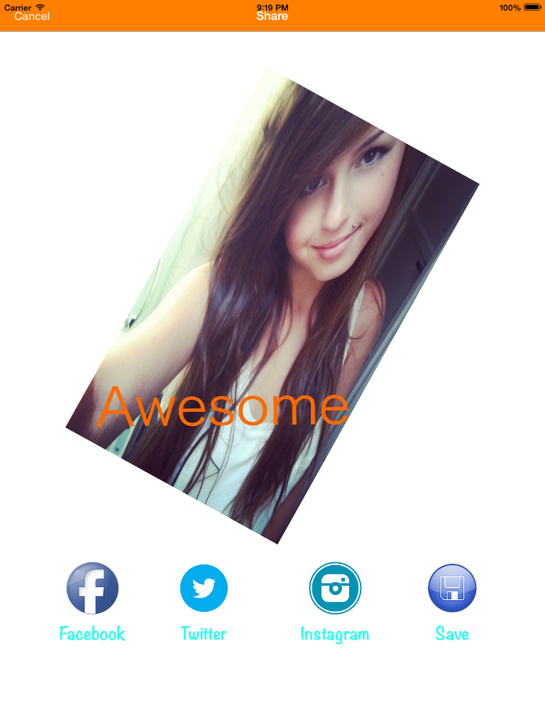 Selfie Photo Reviser - Edit Own Photography and Share for Facebook, Twitter, Instagram with friends !! screenshot 10