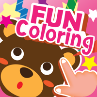 cartoon coloring draw book art game for kid