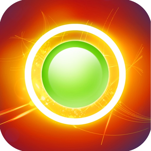 Neon Bouncy Ball iOS App