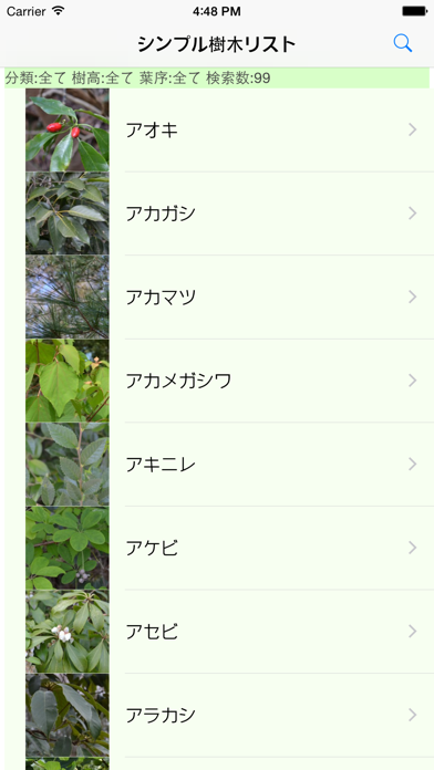 Screenshot #1 pour シンプル樹木リスト