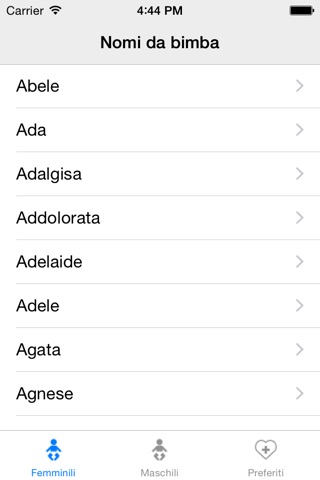 Nomi per tuo bambino screenshot 3