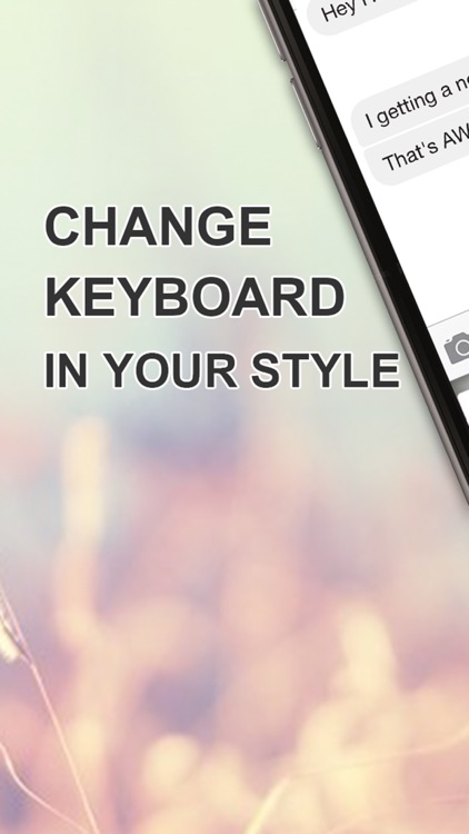 Custom Keyboard Blur Wallpaper Keyboard Design Themes