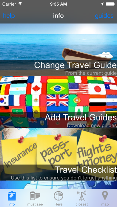 Screenshot #1 pour City Travel Guides