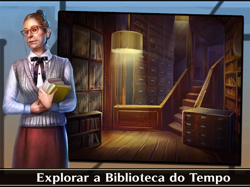 Aventura de escapar: Biblioteca do Tempo (Quartos, Portas e Pisos misteriosos e clique História de viagem ao tempo!) screenshot 8