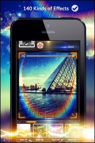 Awesome Light Camera FX Plus - The ultimate photo editor plus art image effects & filters screenshot 3