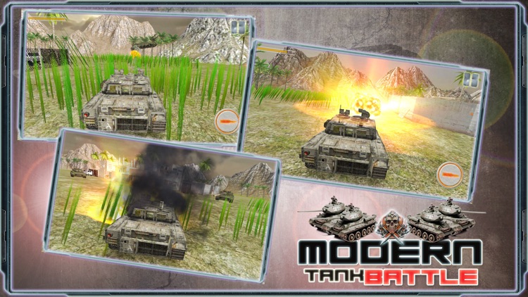 Modern Tank Battle : Mountain Vehicle War screenshot-3