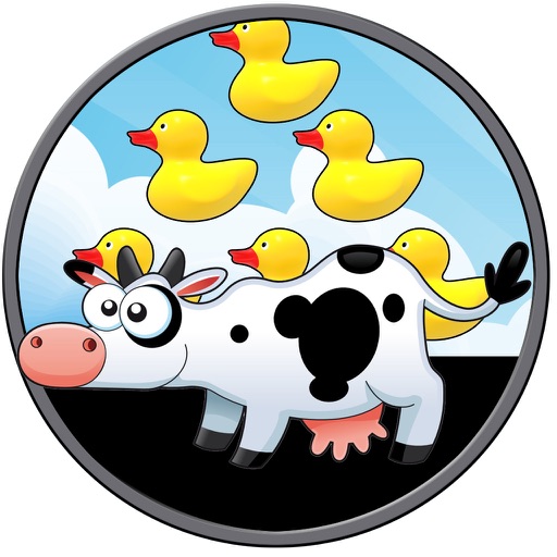 Farm animals and carnival shooting for kids - free game icon