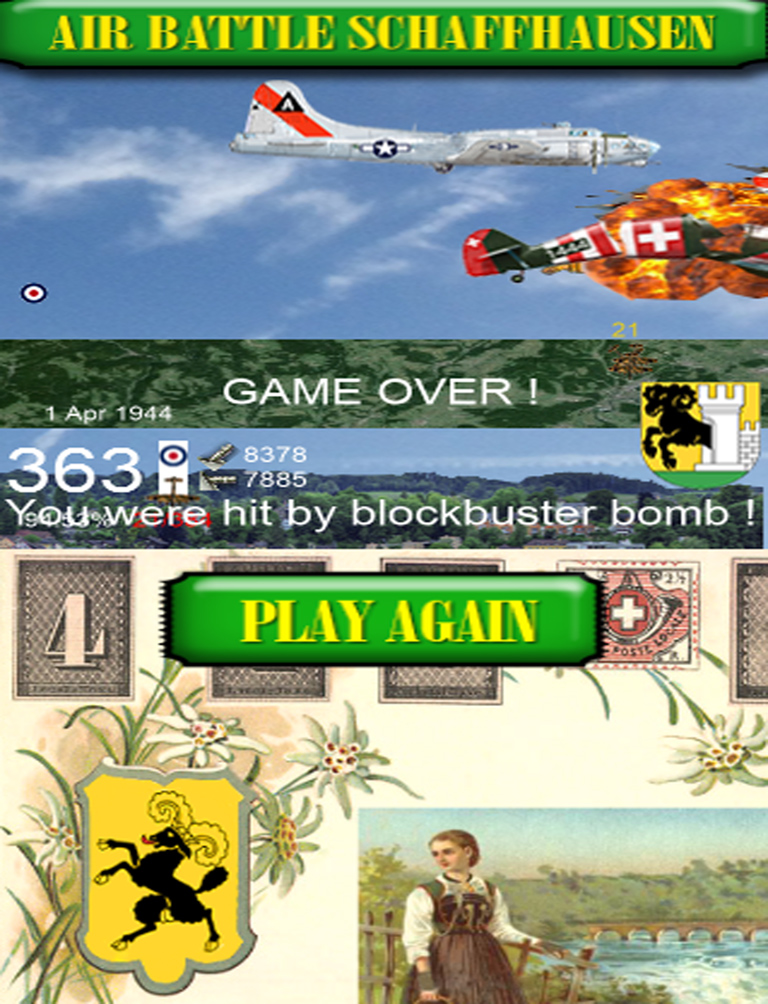Schaffhausen 1944 Swiss Air Battle 1944 screenshot 7