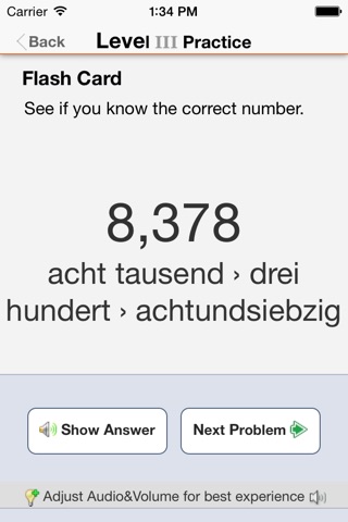 German Numbers, Fast! (for trips to Germany) screenshot 4