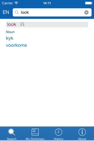 Afrikaans <> English Dictionary + Vocabulary trainer screenshot 2