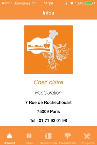 Chez Claire screenshot 2