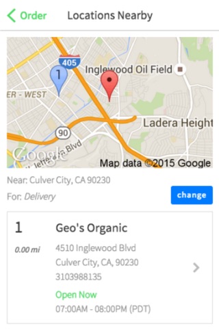 Geo's Organic Coffee screenshot 2