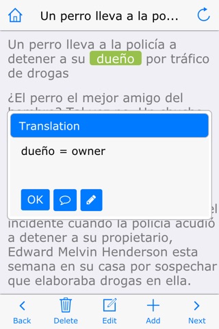 click N translate screenshot 2