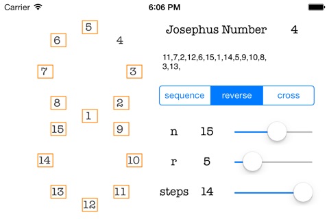 変形ヨセフス問題 〜Eight Number Shape Josephus Problem〜 screenshot 2