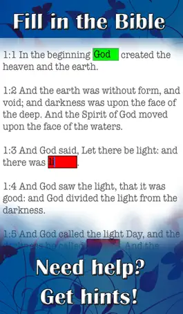 Game screenshot Interactive Fill in the Blank Bible Verses 2 - The Second Book of Moses Called Exodus apk