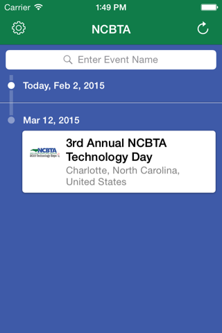 NCBTA Event Application (North Carolina Business Travel Association) screenshot 2