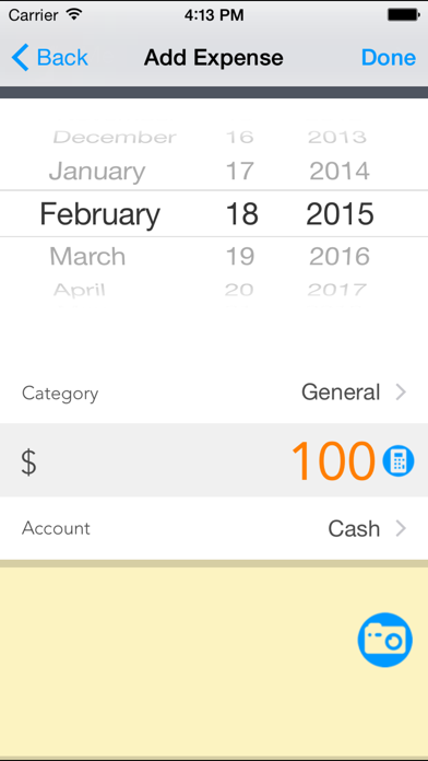 Screenshot #2 pour Expense Manager - Pocket Edition