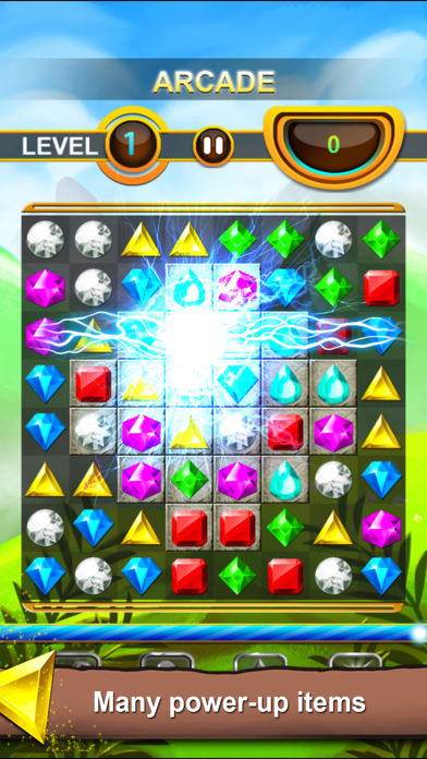 Screenshot #3 pour Joyaux Quest - Classique Match-3 Puzzle Game