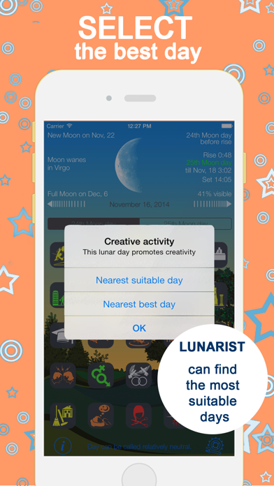 Lunarist Lunar calendar. Horoscope & astrology Screenshot