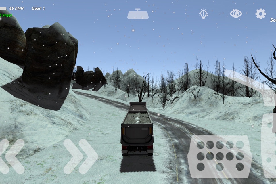 TIR Simulation & Race IV 3D : Hard winter screenshot 4