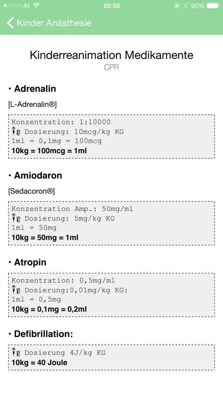 Kinder Anästhesie XS screenshot 2 of 5