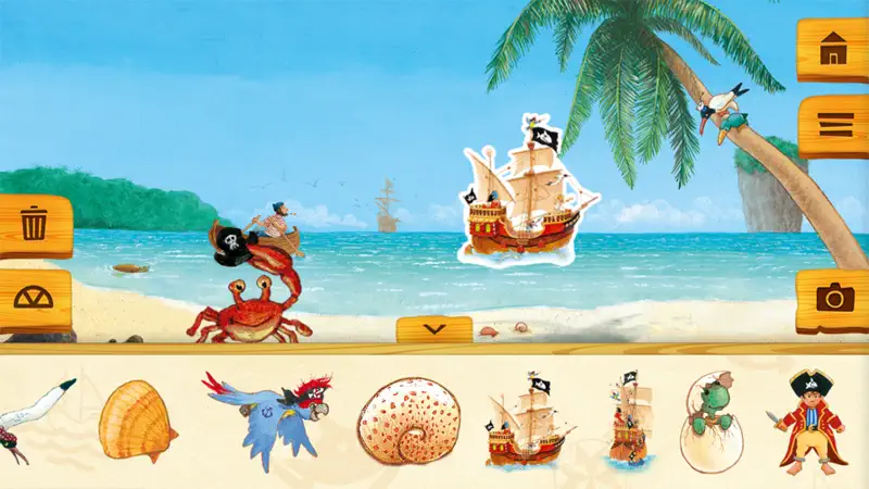 Käpt’n Sharky Piratenspaß zum Lesen und Spielen screenshot 2 of 5