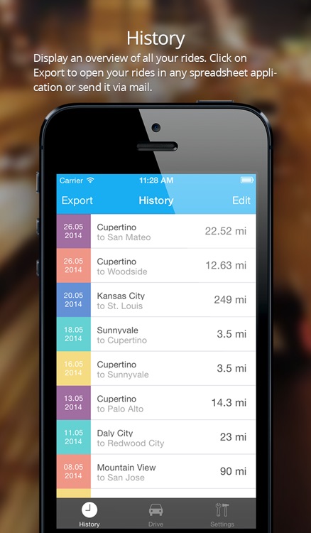 LogBook - Manages your rides