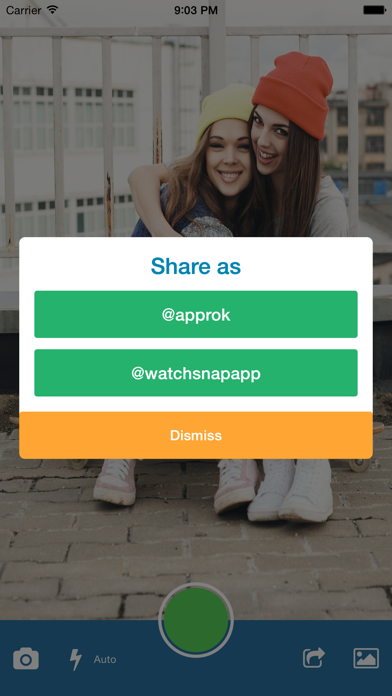 Screenshot #3 pour Watch Snap - Social Camera Remote