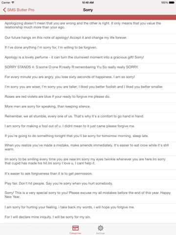Screenshot #5 pour SMS Butler Pro - Your Quotes Archive