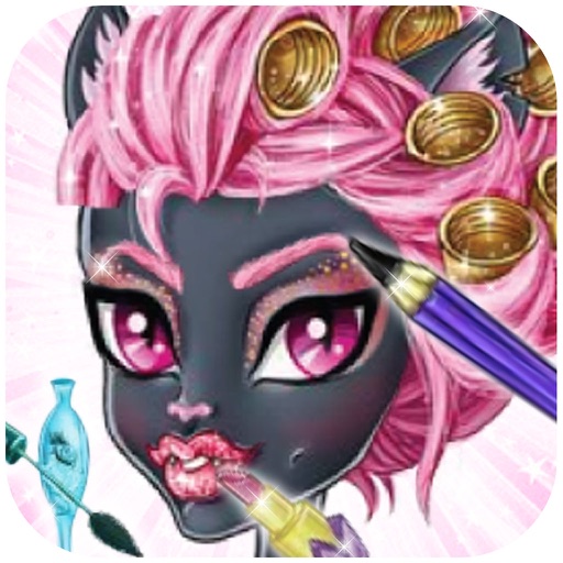 Monster Cat Girl Makeover: Dress up and Makeup Game Free icon